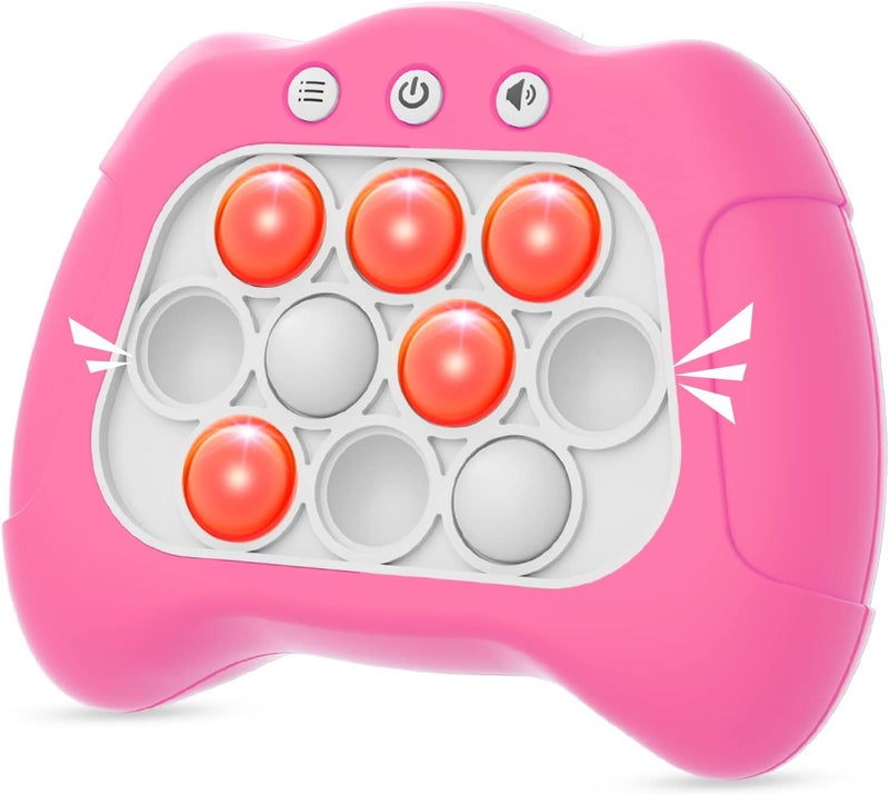Byserten Handheld Game Toy for Kids Age 6-12, Sensory Fidget Toys for Kids 8-12, Birthday Gifts for 6 7 8 9 Year Old Girls & Boys & Teens -Dark Pink - Image 1